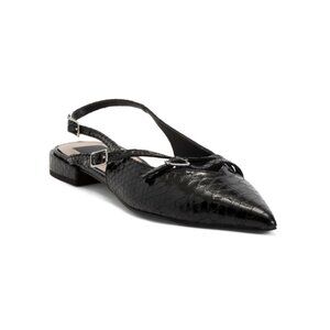 DOLCE VITA midnight Leather Pamla Slingback Flats